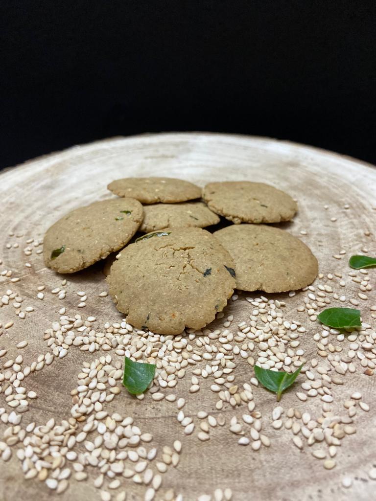 Sesame crackers