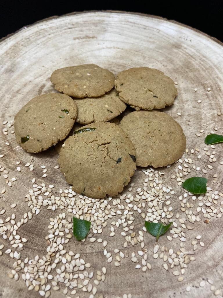 Sesame crackers