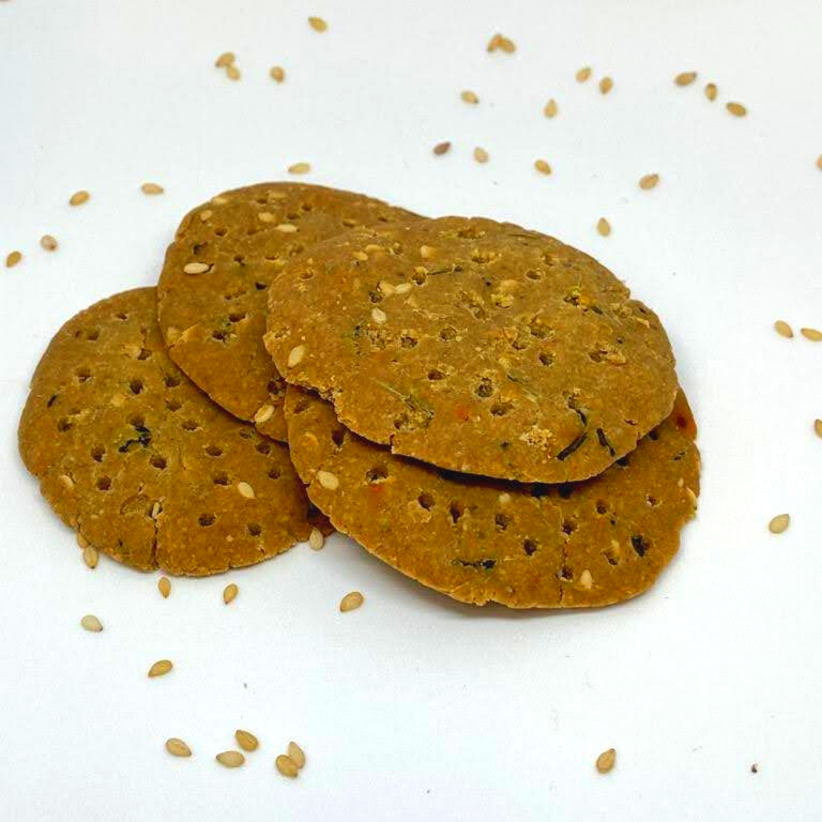 Sesame crackers